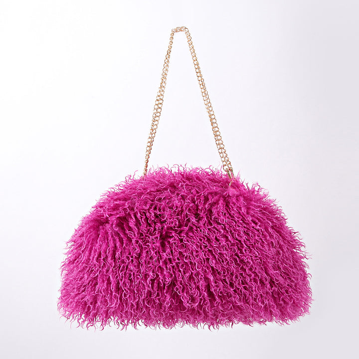 Fluffige Flauschtasche