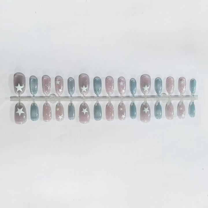 Himmlisches Stern-Nagelkunst-Design Karnz