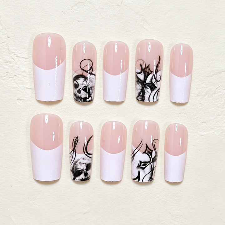 Künstlerische Schädel-Nagelkunst Tipps Karnz