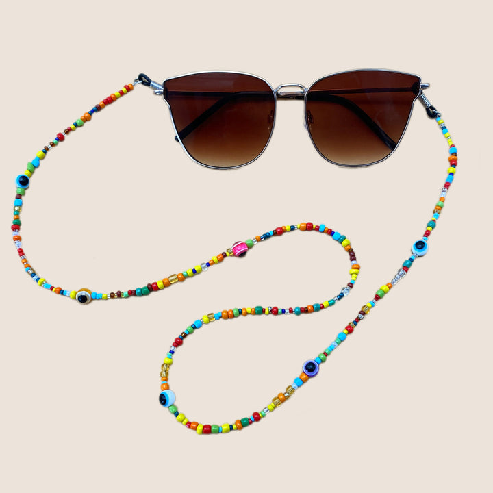 Bunte Perlen Brillenhalter Karnz
