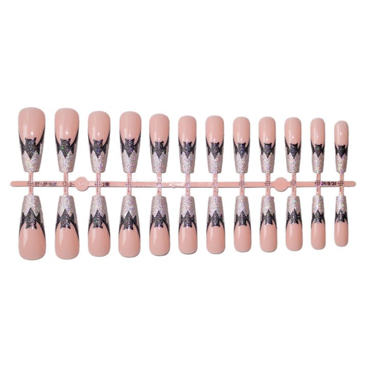 Halloween Themen Glitter Fledermaus Nagelkunst Set