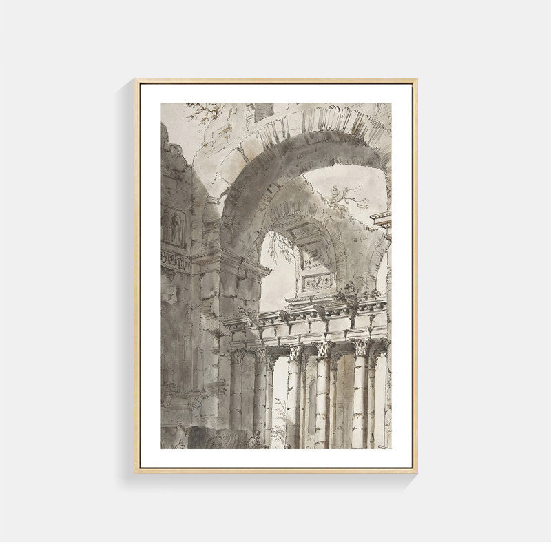 Architektonische Skizzen Wandkunst für Innenräume