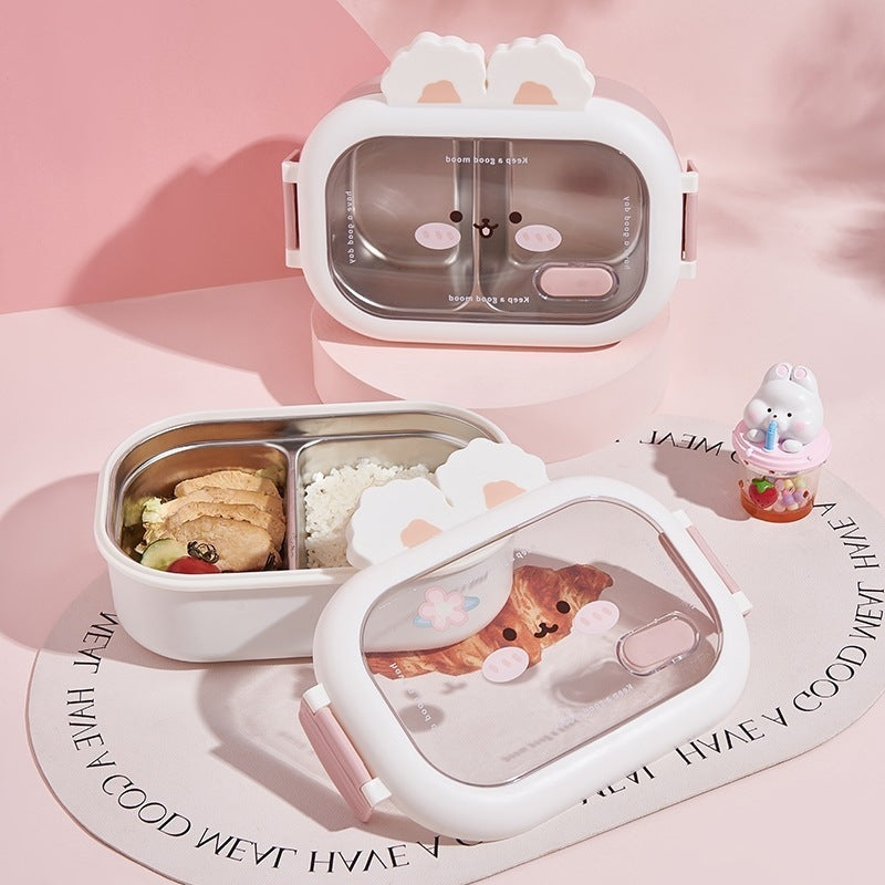 Süßes Tierdesign Mehrfach-Compartment Bento Box