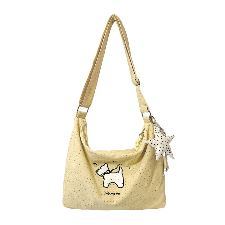 Lässige Grafik Schultertasche Karnz