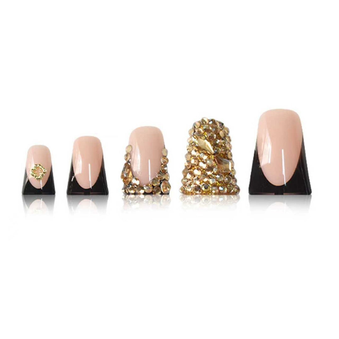 Luxus Strass Nagelverstärkungen Karnz