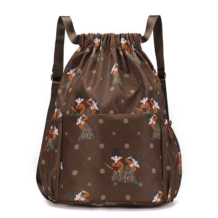 Fun Cartoon Print Drawstring Rucksack Karnz