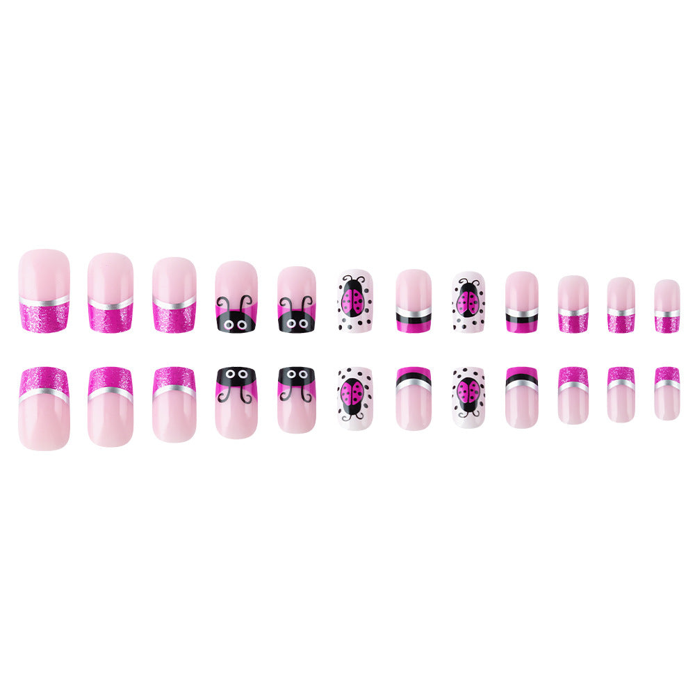 Künstlerisches Marienkäfer Nagelkunst Set Karnz