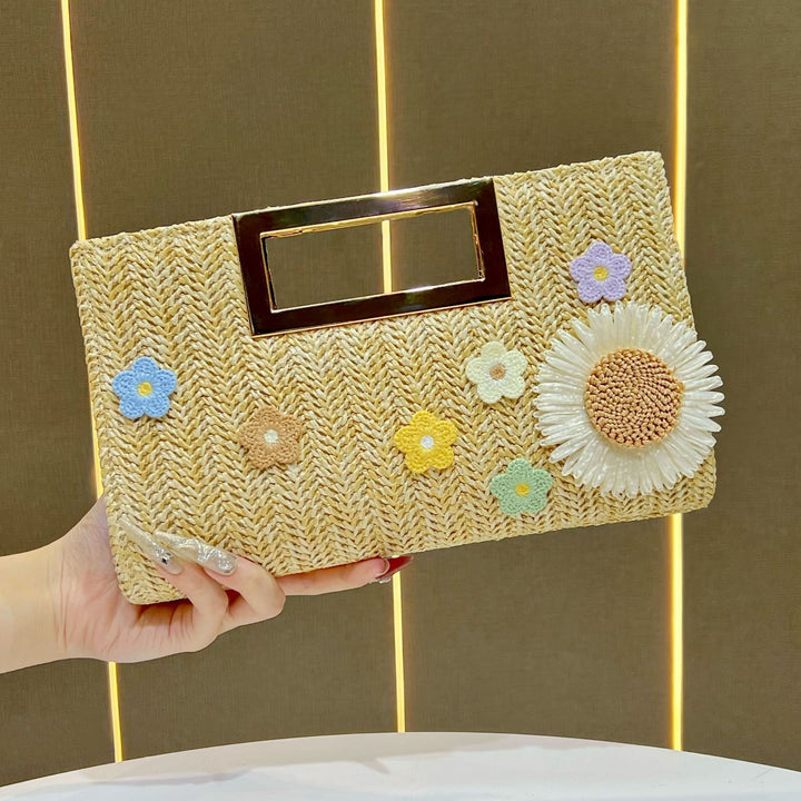 Dekorative Blumen-Handtasche