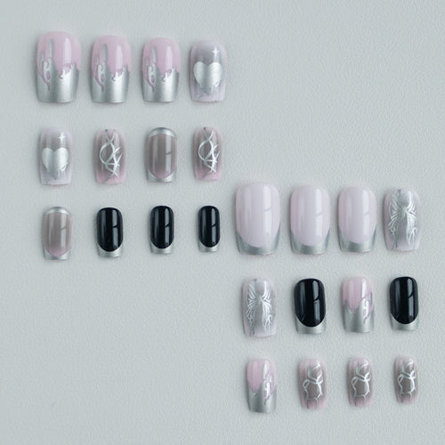 Künstlerisches Nageldesign mit einzigartigen Mustern
