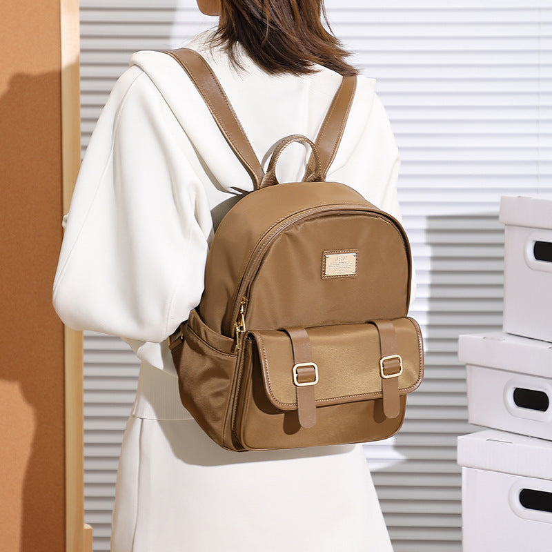 Kompakte Leder Rucksack