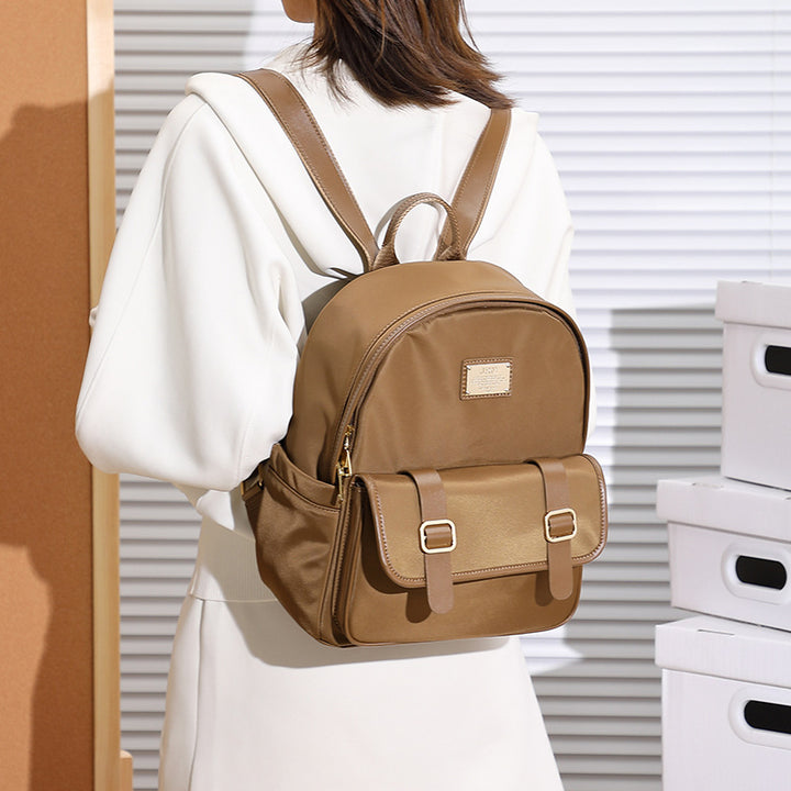 Kompakte Leder Rucksack