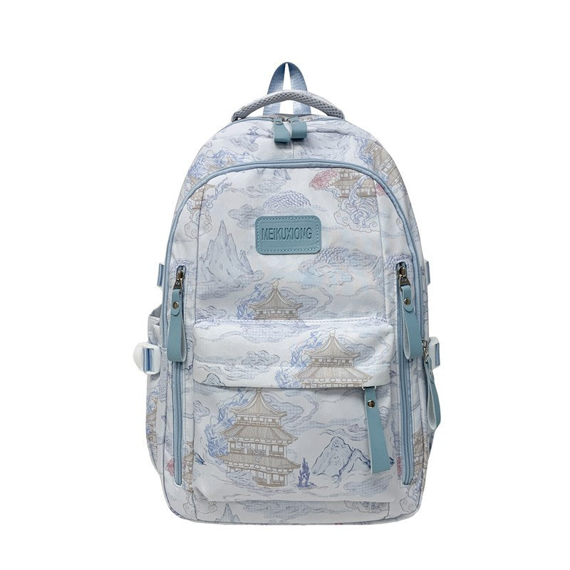 Stylische Illustrierte Rucksack Karnz