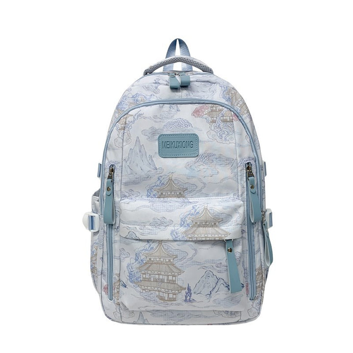 Stylische Illustrierte Rucksack Karnz