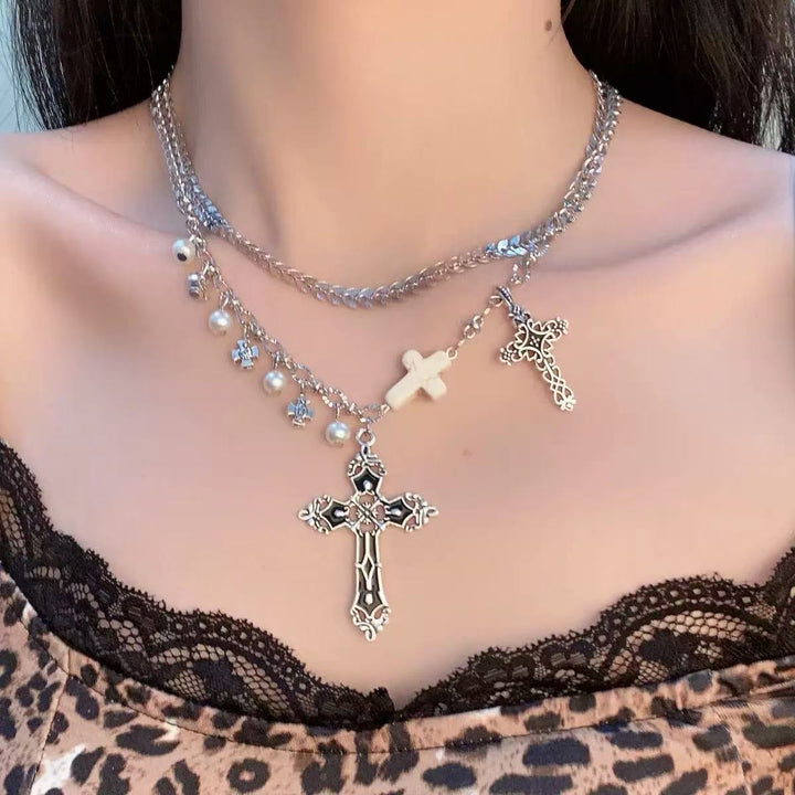 Schicht-Cross-Anhänger-Kette Karnz