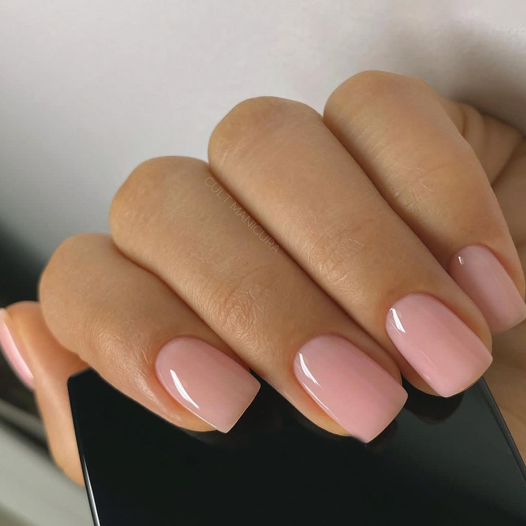 Elegantes glänzendes quadratisches Nagelset Karnz