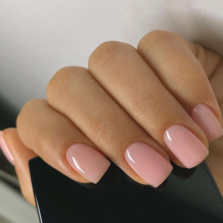 Elegantes glänzendes quadratisches Nagelset Karnz