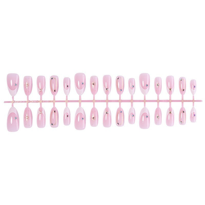Elegantes dekoratives Press-On-Nagelkunstset Karnz