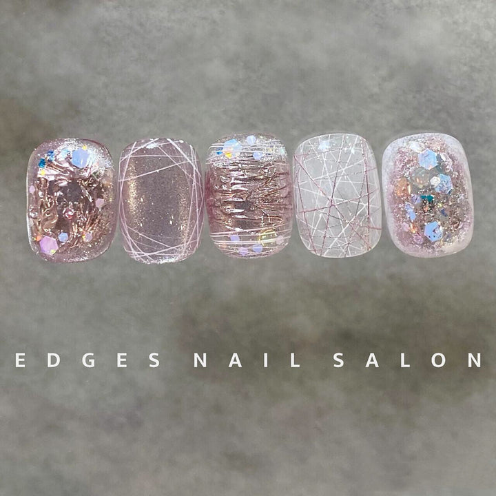 Premium dekorative Press-On-Nagelkunst