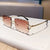 Damen modische Sonnenbrille mit verspieltem Rahmen Karnz