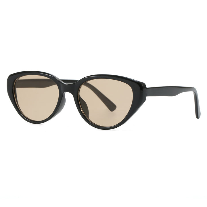 Damen Cat-Eye Sonnenbrille mit trendigem Leopardenmuster Karnz