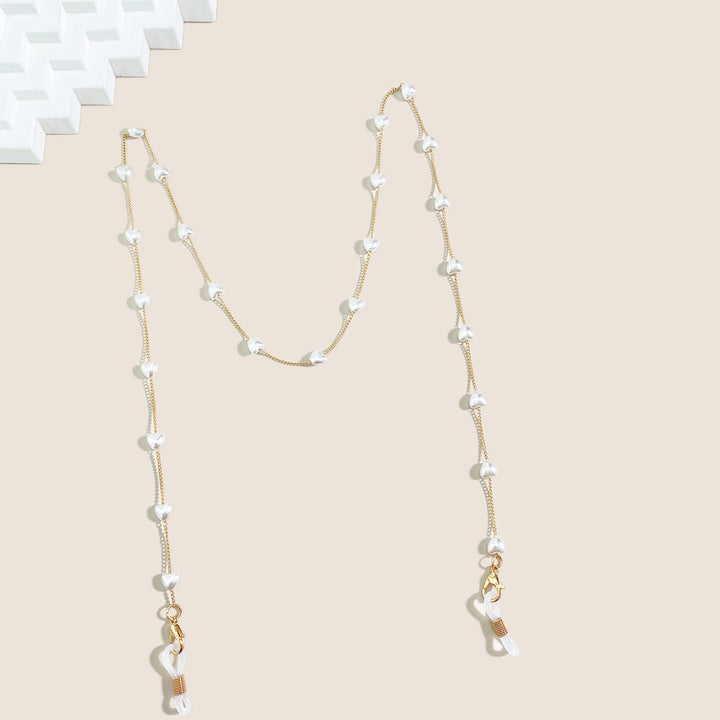 Elegante Perlenkette Sonnenbrillenhalter Karnz