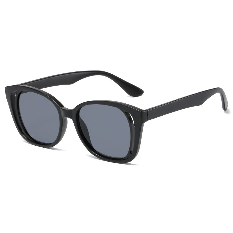 Damen stilvolle Cat-Eye Sonnenbrille mit robustem Rahmen Karnz