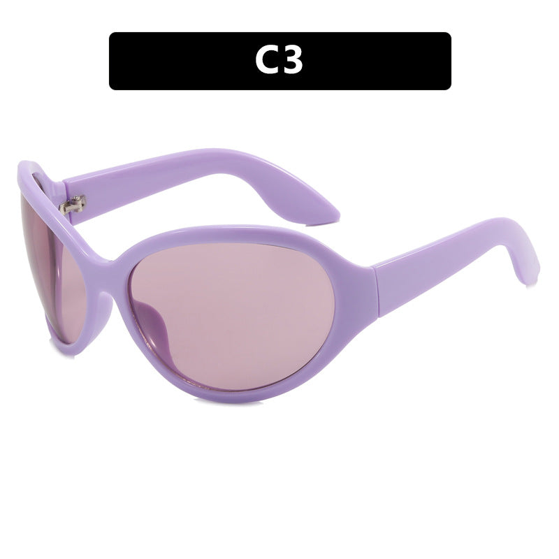 Damen sportliche Sonnenbrille mit robustem Design Karnz