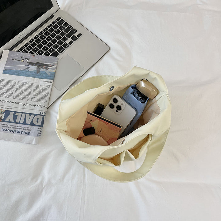 Minimalist Strukturierte Schultertasche