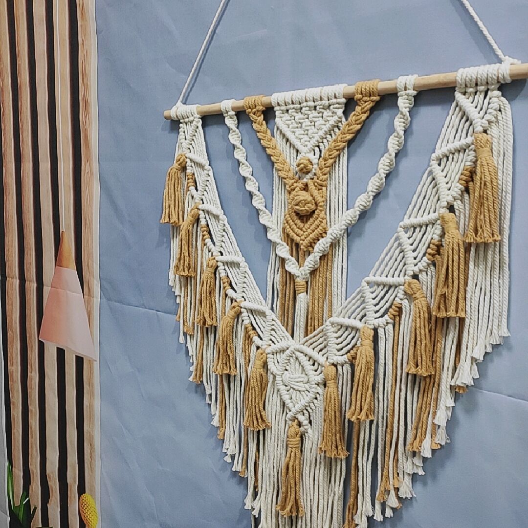 Macrame Wandbehang Karnz