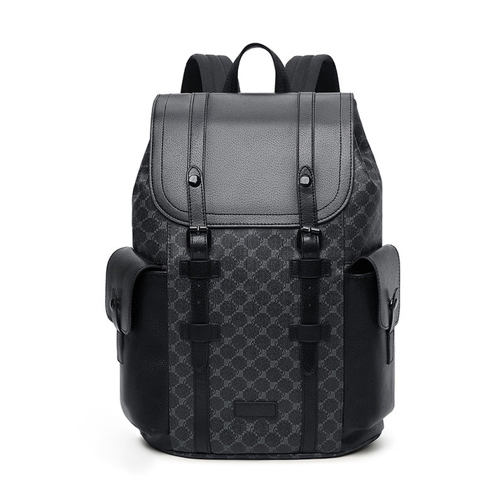 Multi-Fach Leder Rucksack