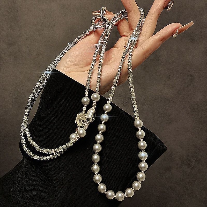Elegante Crystal Beaded Brillen Kette Karnz 1790136027
