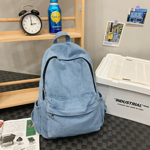 Stylische lässige Denim-Rucksack Karnz