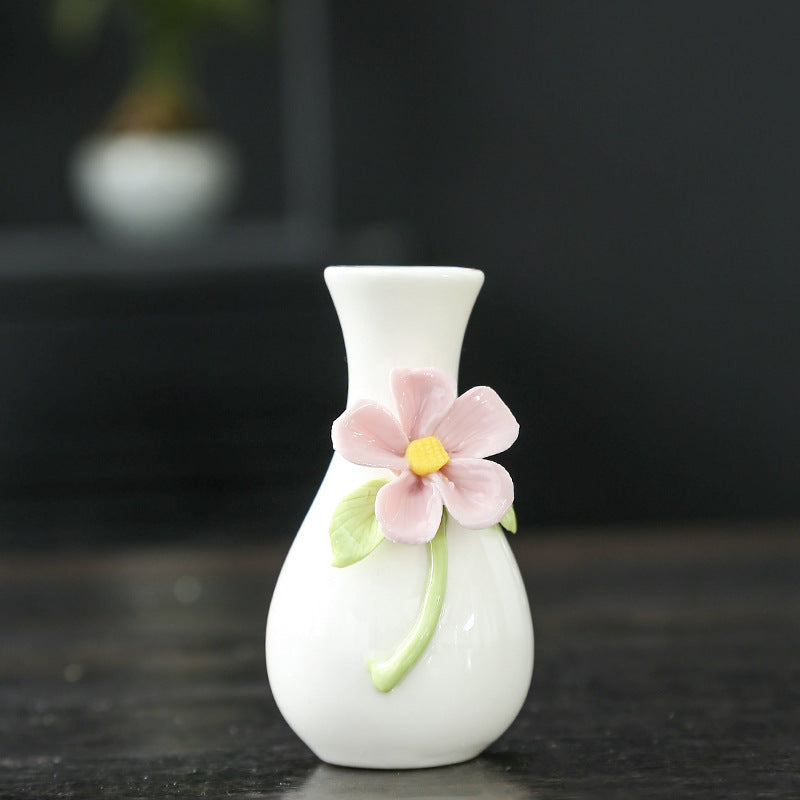 Florale Kunst Keramikvase Karnz