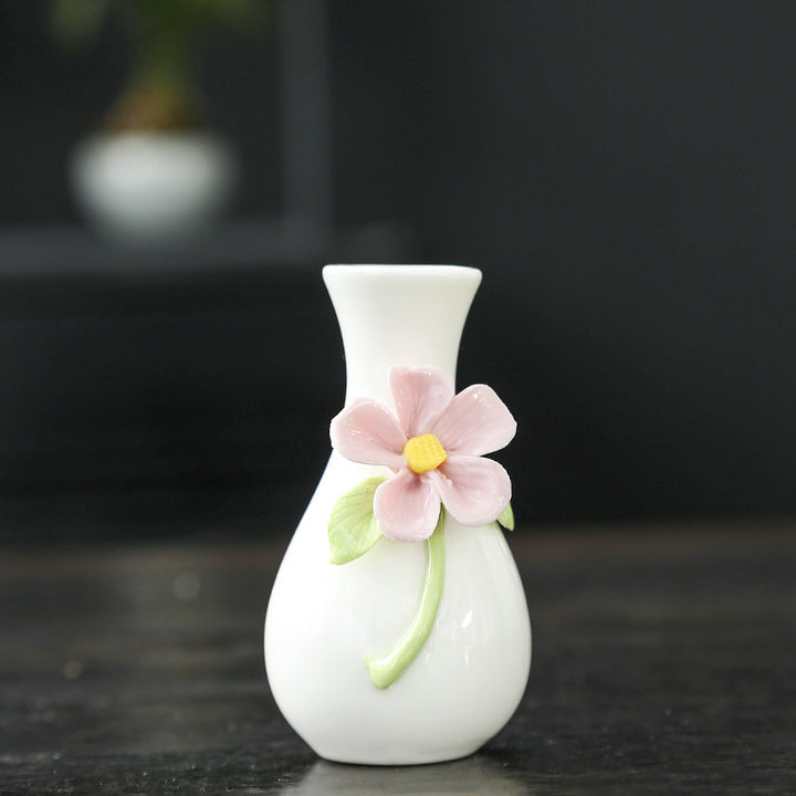 Florale Kunst Keramikvase Karnz