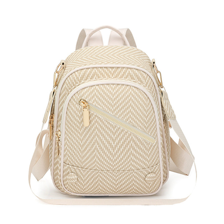 Chic Texturierter Rucksack Karnz
