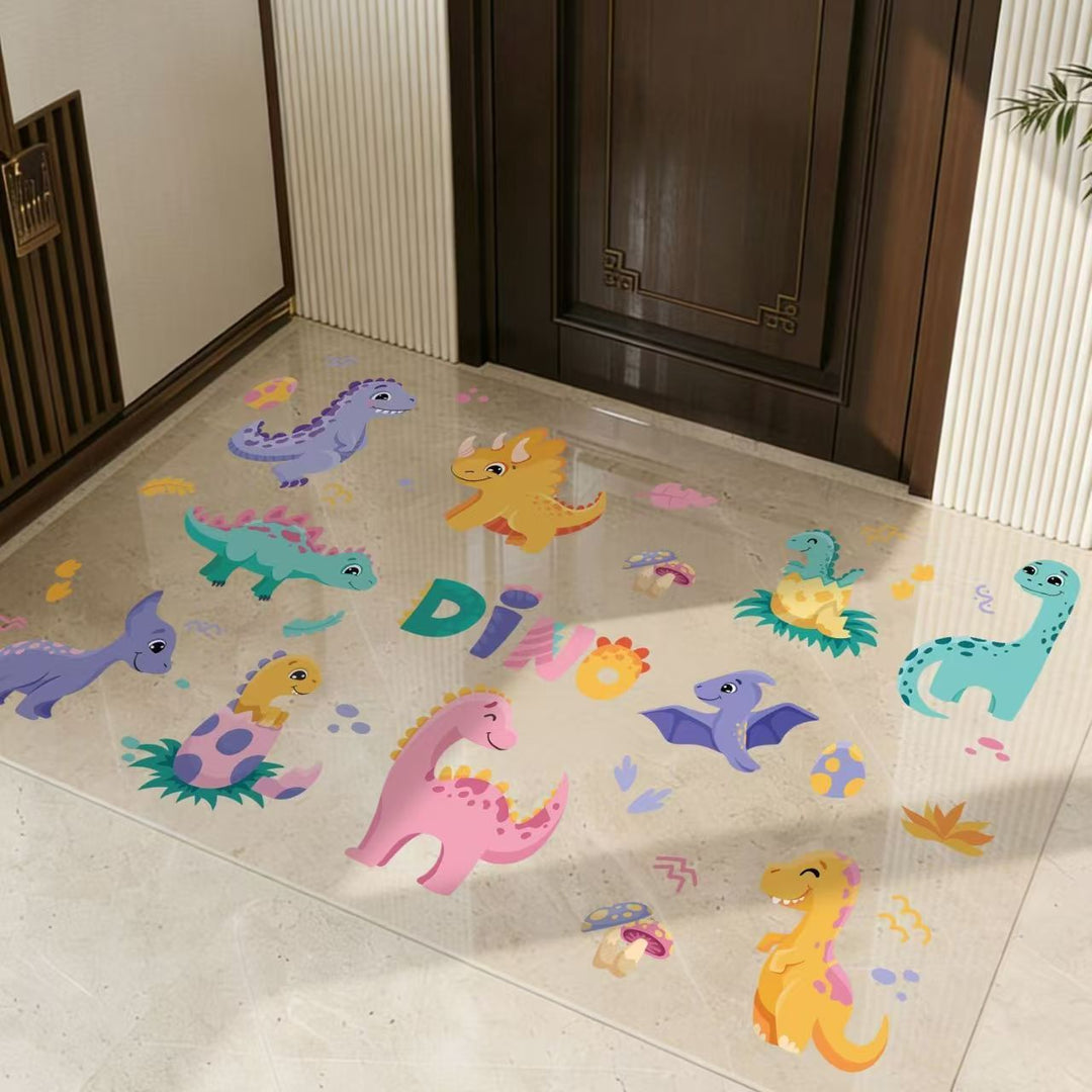 Verspielte Dinosaurier-Themen-Spielmatte