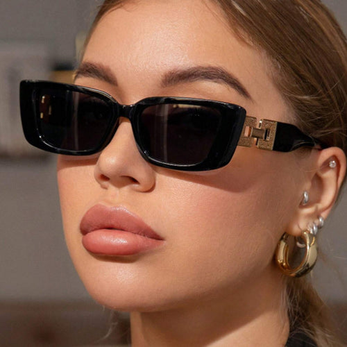 Damen modische Oversized Sonnenbrille mit einzigartigem Leopardenmuster Karnz