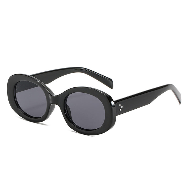 Vintage-Stil Ovalrahmen Sonnenbrille Karnz