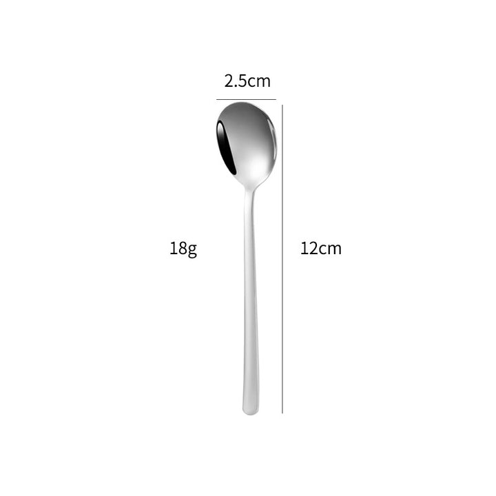 Eleganter Dessertlöffel mit Luxuriöser Goldener Oberfläche Karnz