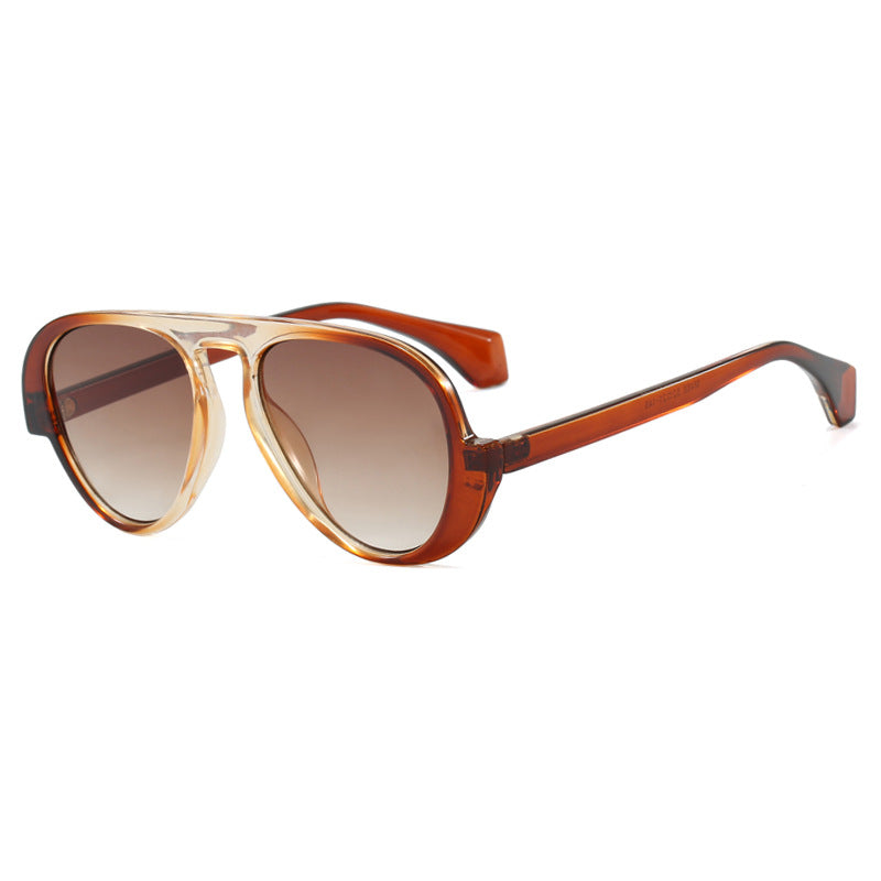 Damen Sonnenbrille mit einzigartigem Retro-Rahmen und UV-Schutz Karnz