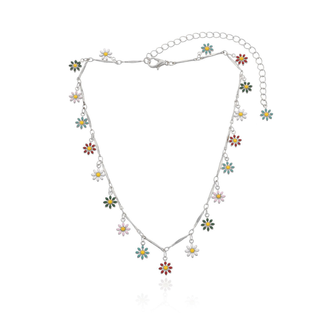 Floral Charm Necklace Karnz