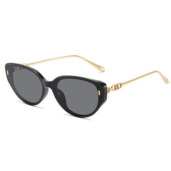 Glamouröse Retro Katzenaugen-Sonnenbrille Karnz