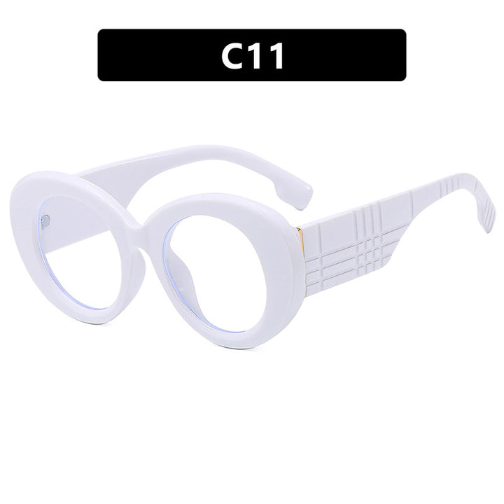 Damen extravagante Sonnenbrille mit kreativem Rahmendesign und schützendem UV-Filter Karnz