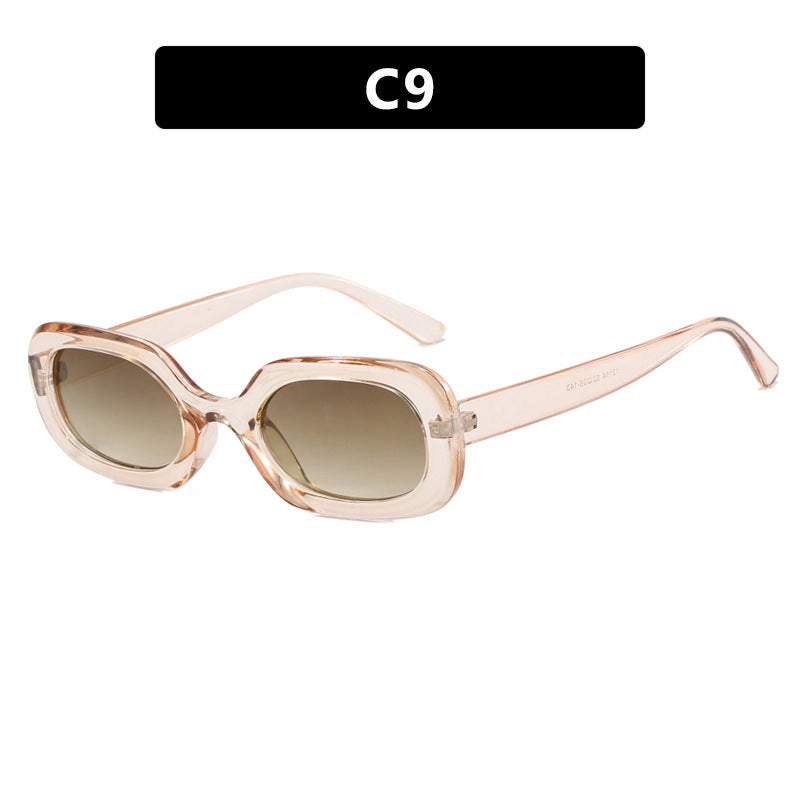 Damen oversized Sonnenbrille mit ausgefallenem Muster Karnz