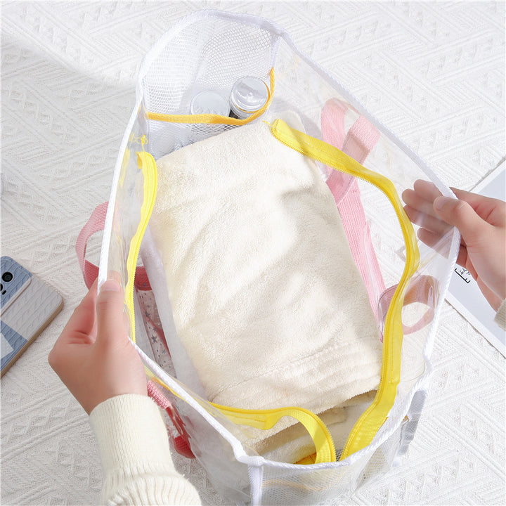 Transparente Mesh-Einkaufstasche Karnz