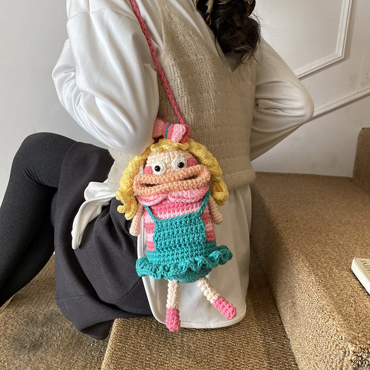 Häkel Charakter Mini Rucksack