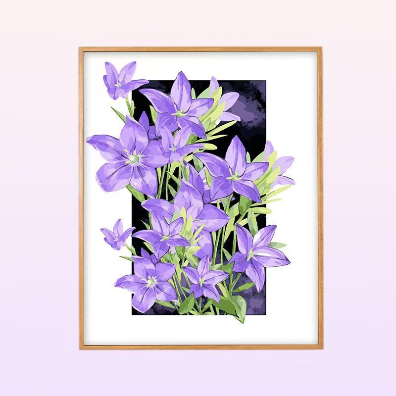 Floral Peony Illustration Wandkunst Karnz