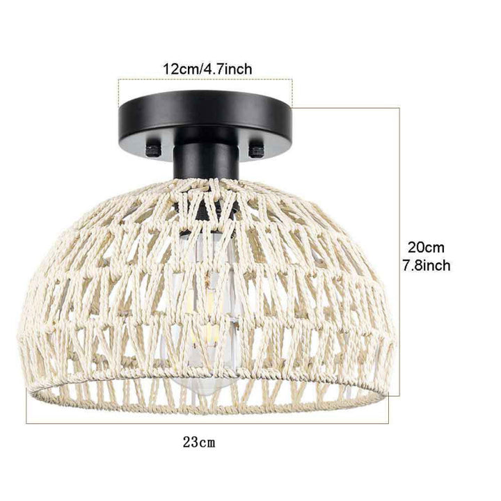 Rattan Deckenleuchte