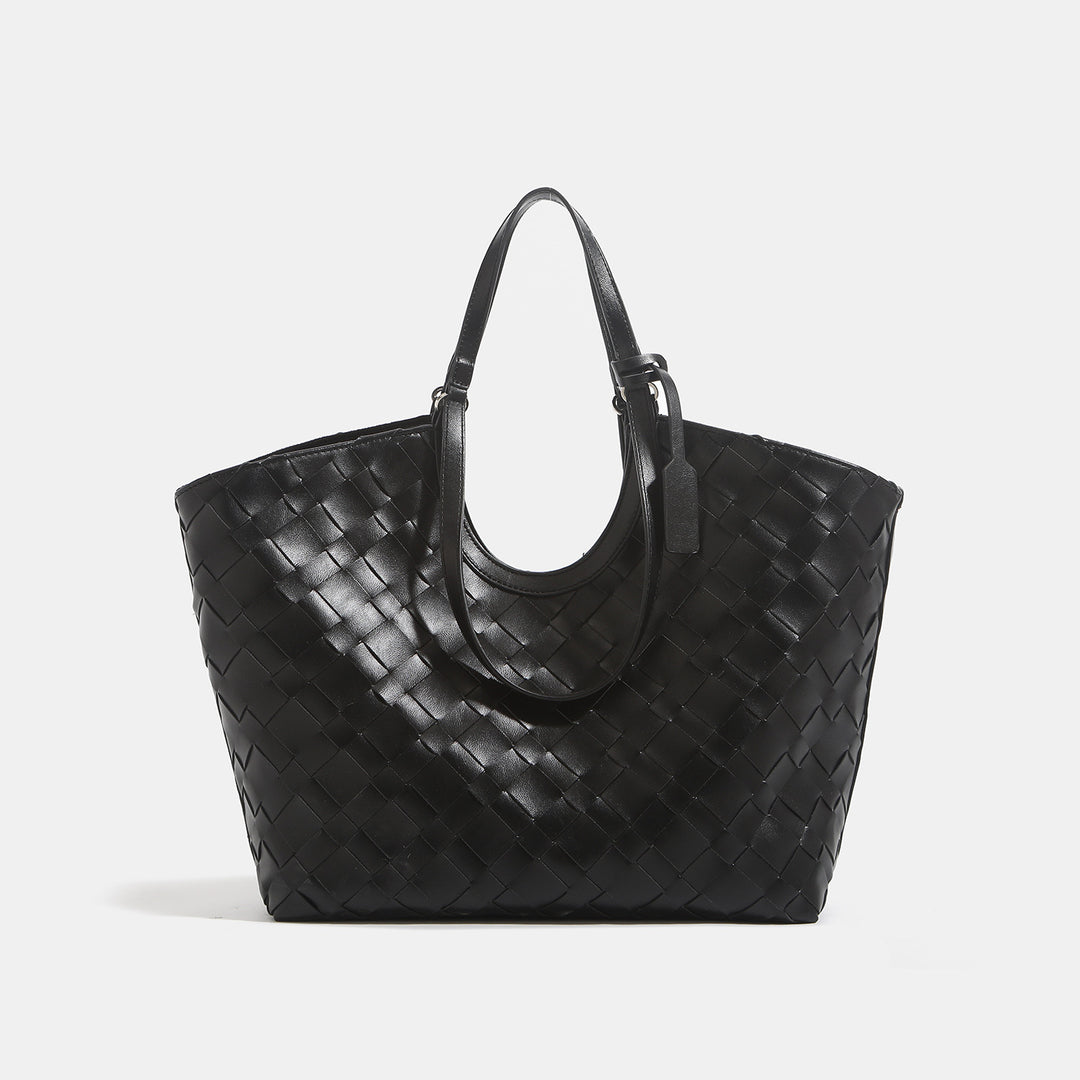 Gewebte Leder Tragetasche