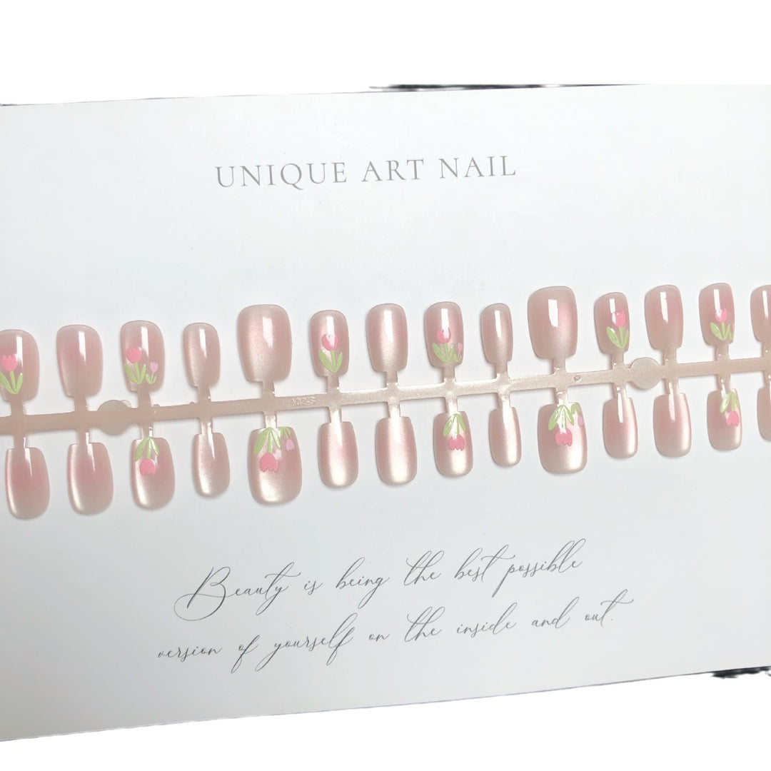 Botanischer Floral Press-On Nagel Set